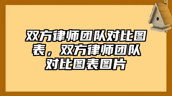 雙方律師團隊對比圖表，雙方律師團隊對比圖表圖片