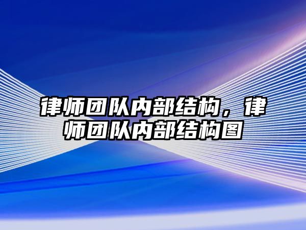 律師團隊內部結構，律師團隊內部結構圖