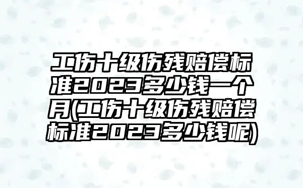 工傷十級傷殘賠償標準2023多少錢一個月(工傷十級傷殘賠償標準2023多少錢呢)