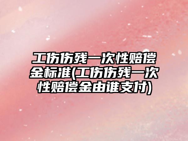 工傷傷殘一次性賠償金標準(工傷傷殘一次性賠償金由誰支付)