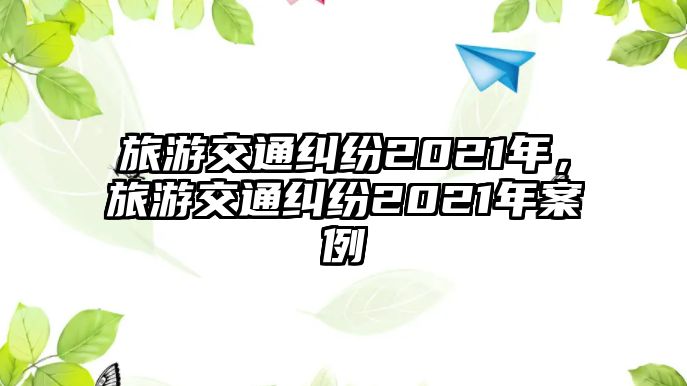 旅游交通糾紛2021年，旅游交通糾紛2021年案例