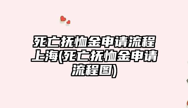 死亡撫恤金申請流程上海(死亡撫恤金申請流程圖)