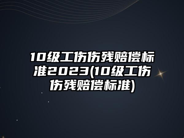 10級工傷傷殘賠償標準2023(10級工傷傷殘賠償標準)