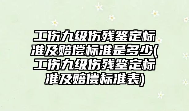 工傷九級傷殘鑒定標準及賠償標準是多少(工傷九級傷殘鑒定標準及賠償標準表)