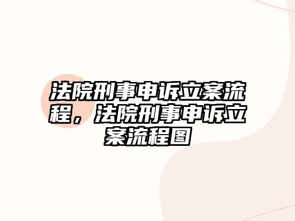 法院刑事申訴立案流程，法院刑事申訴立案流程圖