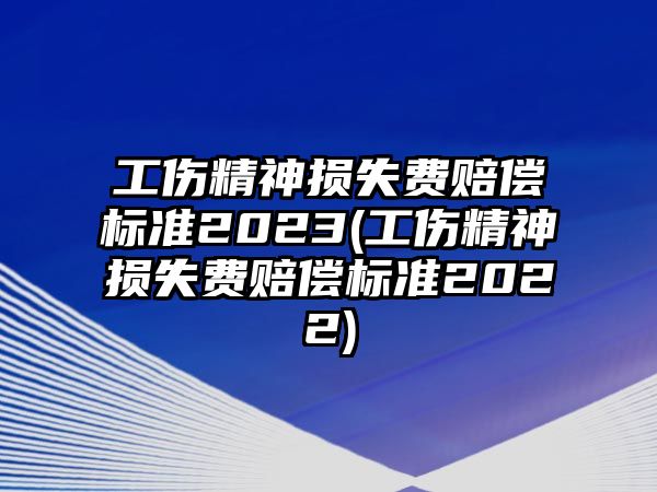 工傷精神損失費(fèi)賠償標(biāo)準(zhǔn)2023(工傷精神損失費(fèi)賠償標(biāo)準(zhǔn)2022)