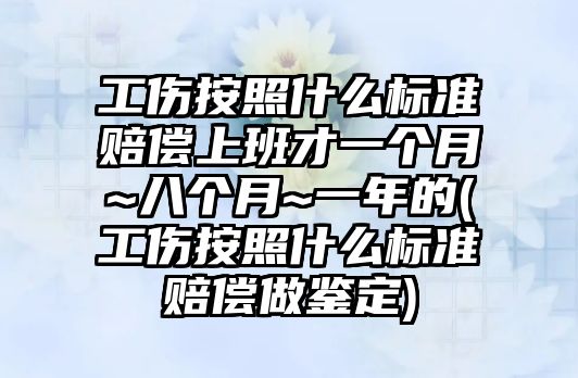 工傷按照什么標(biāo)準(zhǔn)賠償上班才一個月~八個月~一年的(工傷按照什么標(biāo)準(zhǔn)賠償做鑒定)