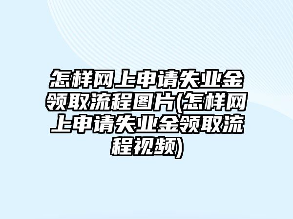 怎樣網上申請失業金領取流程圖片(怎樣網上申請失業金領取流程視頻)