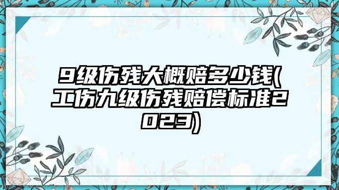 9級(jí)傷殘大概賠多少錢(qián)(工傷九級(jí)傷殘賠償標(biāo)準(zhǔn)2023)