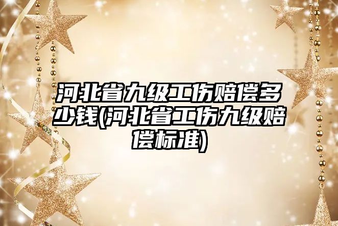 河北省九級工傷賠償多少錢(河北省工傷九級賠償標準)