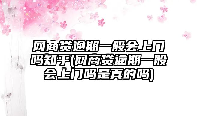 網商貸逾期一般會上門嗎知乎(網商貸逾期一般會上門嗎是真的嗎)