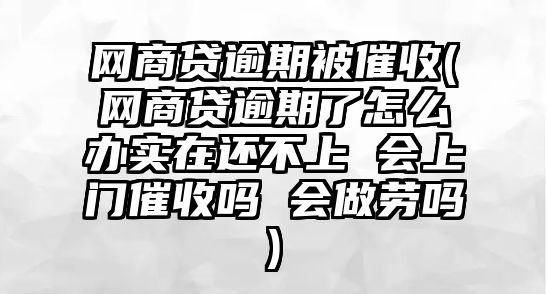 網(wǎng)商貸逾期被催收(網(wǎng)商貸逾期了怎么辦實在還不上 會上門催收嗎 會做勞嗎)