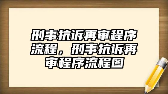 刑事抗訴再審程序流程，刑事抗訴再審程序流程圖