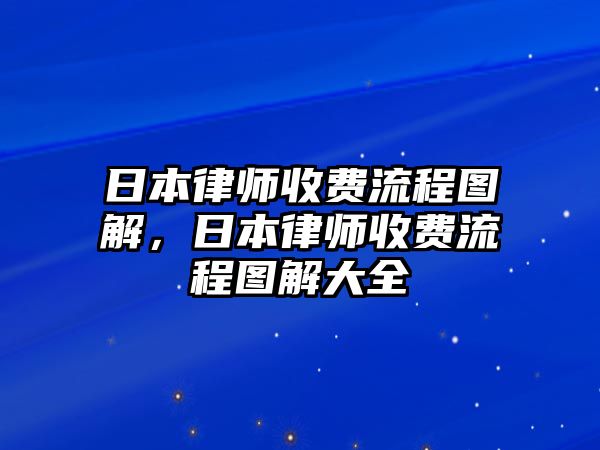 日本律師收費流程圖解，日本律師收費流程圖解大全