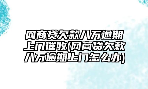 網(wǎng)商貸欠款八萬逾期上門催收(網(wǎng)商貸欠款八萬逾期上門怎么辦)