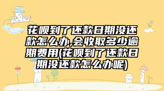 花唄到了還款日期沒還款怎么辦,會收取多少逾期費用(花唄到了還款日期沒還款怎么辦呢)