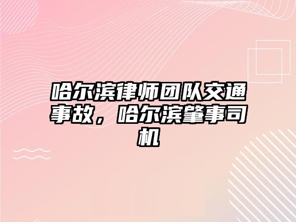 哈爾濱律師團隊交通事故，哈爾濱肇事司機