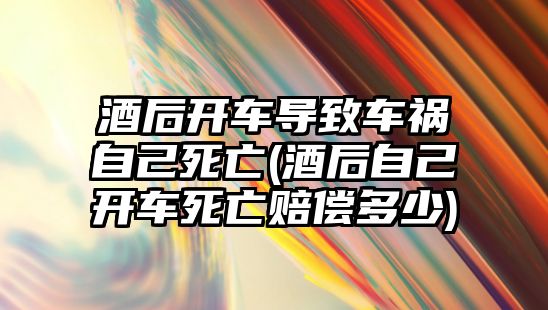 酒后開車導致車禍自己死亡(酒后自己開車死亡賠償多少)