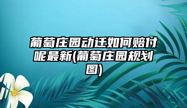 葡萄莊園動遷如何賠付呢最新(葡萄莊園規(guī)劃圖)