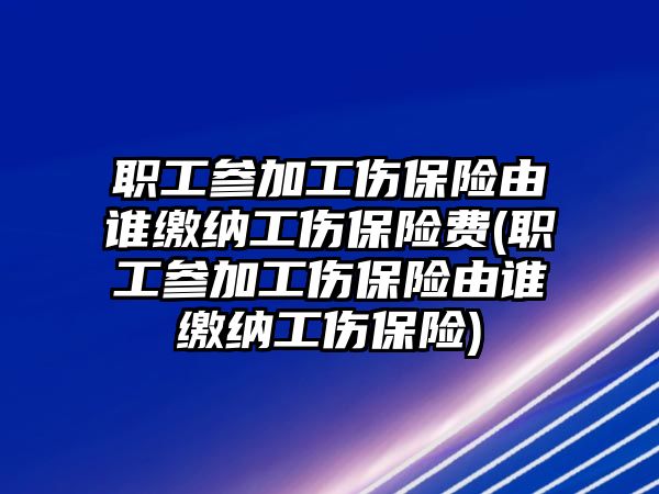 職工參加工傷保險(xiǎn)由誰(shuí)繳納工傷保險(xiǎn)費(fèi)(職工參加工傷保險(xiǎn)由誰(shuí)繳納工傷保險(xiǎn))