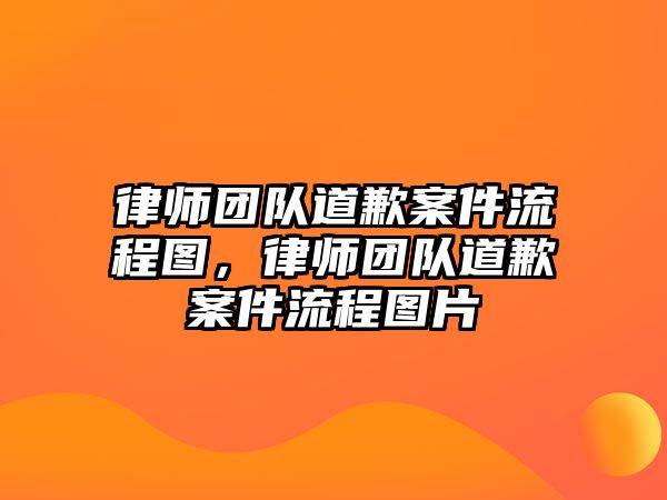 律師團隊道歉案件流程圖，律師團隊道歉案件流程圖片